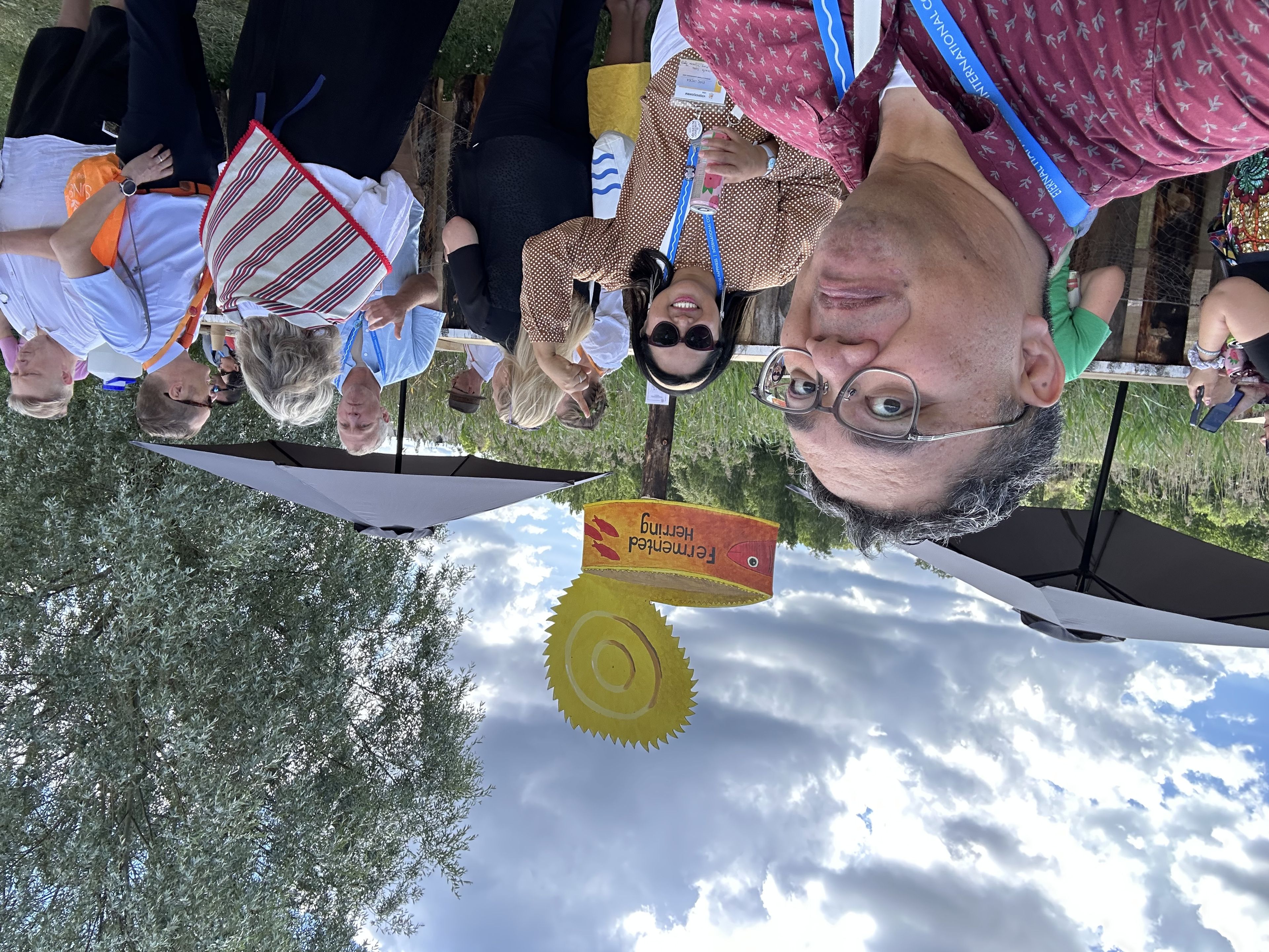 The hardest challenge…. Fermented herring. Harder than stinky tofu and durian combined