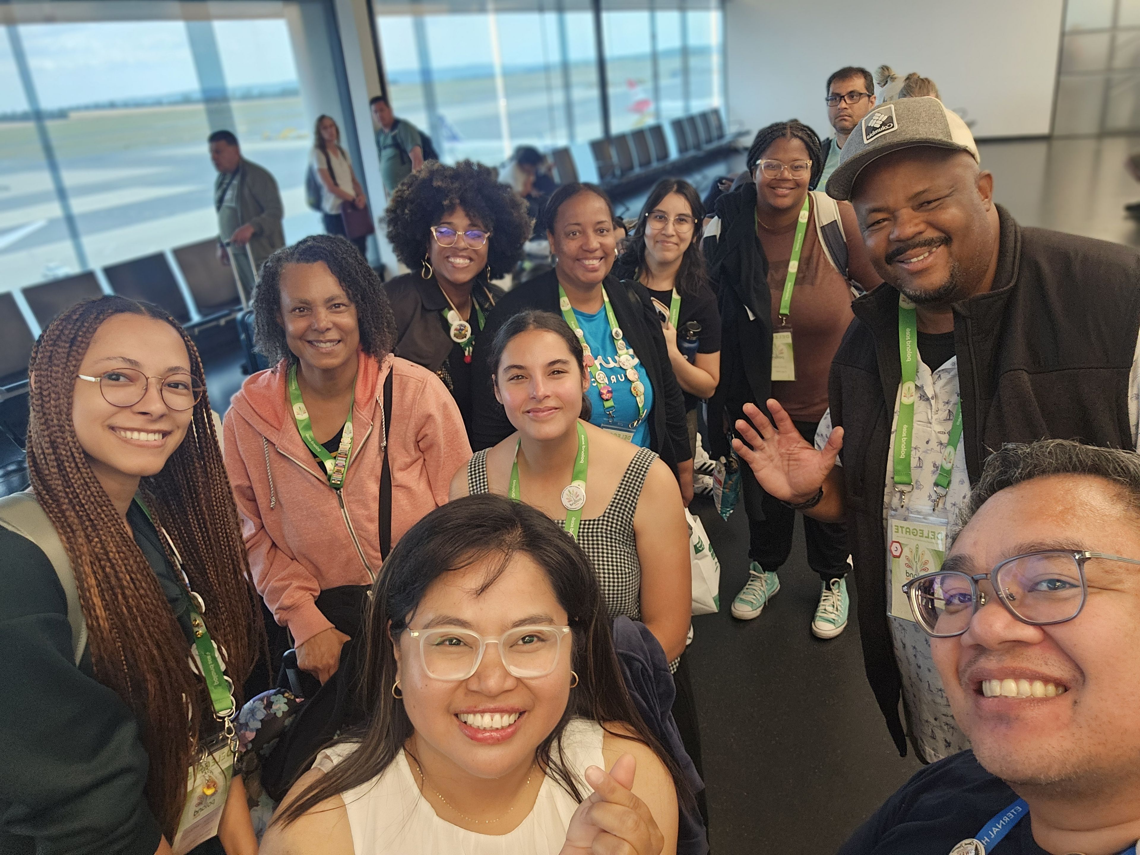 Friends from the International Convention in Polad heading home with us to LAX